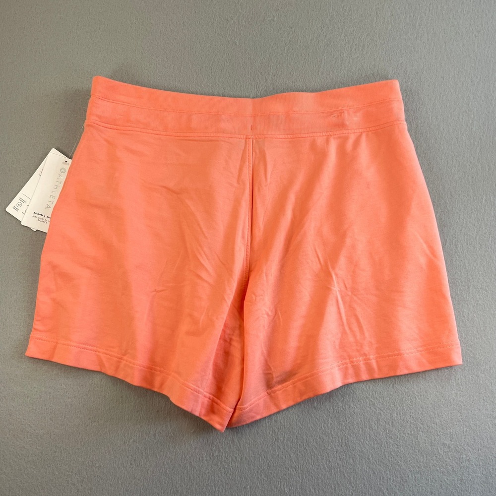 Athleta Balance 4" Shortie Mini Shorts Womens 1X Activewear Athletic Coral - Picture 6 of 6